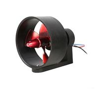 Zilimontt RC Boat Underwater Thruster 16V 300W Brushless Motore, 40A ESC, 3550 KV500 Built-in Motore, 12-24V Power, 5KG Thrust, Nylon Shell & Alluminio Cover (inversa elica)