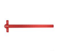 Zilimontt Righello quadrato a T in alluminio da 61 cm con indicatore angolare e marcatore per la lavorazione del legno, mobili e layout di mobili, strumento di misurazione a 90 gradi