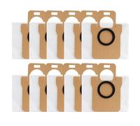 Zilimontt Sacchetti per aspirapolvere robot per JONR per P20 Pro, 3,5 l, in tessuto non tessuto di grande capacità, accessori di filtraggio robusti per animali domestici e bambini, confezione da 10