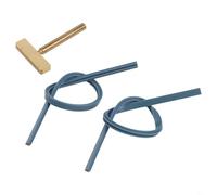 Zilimontt Saldatore T-Tip T-Head con cavo in gomma Hot Press, 60 W Set di punte in rame per riparazione schermo LCD e pixel, cavo a nastro di ricambio per saldatura e saldatura