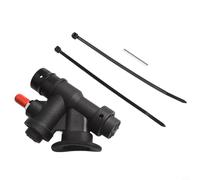 Zilimontt Scuba Diving 45 Gradi di Potenza Orale Gonfiatore per BCD K-Type Compensatore di Galleggiabilità, Componente Attrezzatura Subacquea Nylon con 2.5cm Interfaccia Adatto Standard Airway
