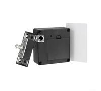 Zilimontt Serratura di sicurezza elettronica invisibile senza chiave per armadio e cassetto con scheda IC NFC e controllo app mobile, facile installazione per la casa
