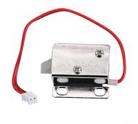Zilimontt Serratura elettronica a solenoide, 12 V, chiusura a solenoide, compatta, rilascio elettromagnete per cassetto, cassetto, normalmente chiuso, 0,35 A, 27 x 15 x 17 mm
