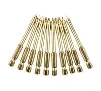 Zilimontt Set di 10 punte da trapano in carburo di ceramica e vetro da 6 mm con testa rinforzata per una foratura liscia e accurata in specchi di marmo e Cina, compatibili con mano e