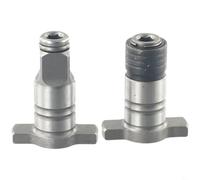 Zilimontt Set di 2 chiavi a percussione elettriche brushless da 18 V e albero driver, accessori per prese esagonali da 10 cm, accessori per utensili elettrici senza fili, design a cambio rapido per