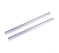 Zilimontt Set di 2 strisce di guarnizione in PVC, 2 x 50 cm, trasparenti, di ricambio, per porta della doccia inferiore, adatta a vetri da 4-6 mm, tenuta d'acqua e antivento, per bagno (23 mm)