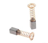 Zilimontt Set di 4 spazzole in carbonio per la manutenzione del motore elettrico, compatibile con smerigliatrice rotativa D3000, struttura in carbonio e metallo resistente, include molle e