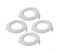 Zilimontt Set di 4 tappi per bobine per decespugliatore FSE52, FSA57 e FSA30 con testa filettata C 3-2, coperture di ricambio in plastica bianca per attrezzature da giardino per la cura del prato