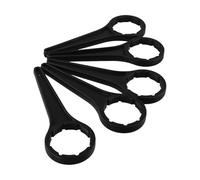 Zilimontt Set di 5 chiavi per tappo del tamburo, compatibili con secchi in plastica da 20 e 30 l, progettati per un uso intensivo a casa o al lavoro (nero)