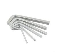 Zilimontt Set di 6 chiavi quadrate a forma di L con testa quadrata a 4 punti per un fissaggio efficiente a vite quadrata in riparazioni meccaniche e progetti fai da te, 3 mm, 8 mm