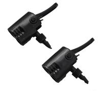 Zilimontt Set di adattatori per ugello pompa bicicletta, compatibile con doppia testa e valvola, struttura in ABS, capacità 150 PSI, parte di ricambio per bici (A)