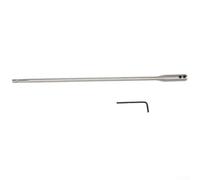 Zilimontt Set di barre di estensione per punte da trapano con gambo esagonale, aste di estensione in acciaio al carbonio da 150 mm e 300 mm, kit di accessori per utensili elettrici con chiave per