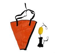 Zilimontt Set di boe di ancoraggio in PVC per canoa, pesca, yacht, pescatori, resistenti, compatte, pieghevoli, con galleggiante, per una migliore stabilità in acqua salata (XS)