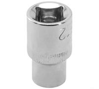 Zilimontt Set di chiavi a bussola Torx tipo E, attacco da 1/2 pollice, attacco femmina a stella, E10, E12, E14, E16, E18, E20, E22, E24, per impugnatura a cricchetto, utensili manuali anti alti (E12)