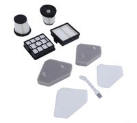 Zilimontt Set di filtri di ricambio per aspirapolvere, compatibile con Shark BU3523 BU3521 BU3120, include filtri pre-motore e sistema di svuotamento automatico con spazzola