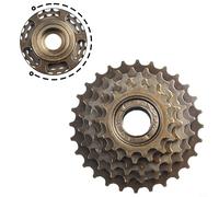 Zilimontt Set di ingranaggi a denti multipli in acciaio ad alto tenore di carbonio per bicicletta, 6/7/8 velocità, 13-28 denti, cambio liscio, a basso rumore, durevole, resistente all'usura