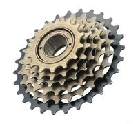 Zilimontt Set di ingranaggi a denti multipli in acciaio ad alto tenore di carbonio per bicicletta, 6/7/8 velocità, 13-28 denti, cambio liscio, a basso rumore, durevole, resistente all'usura