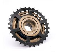 Zilimontt Set di ingranaggi a denti multipli in acciaio ad alto tenore di carbonio per bicicletta, 6/7/8 velocità, 13-28 denti, cambio liscio, a basso rumore, durevole, resistente all'usura