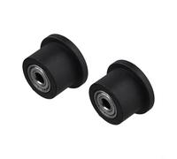 Zilimontt Set di pulegge con cuscinetti per vogatore, parti di ricambio in metallo e plastica per attrezzature fitness, compatibile con dispositivi di canottaggio e macchine addominali, 8 mm (B 2