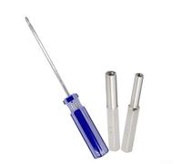 Zilimontt Set di punte per cacciavite di sicurezza da 3,8 mm e 4,5 mm con struttura in metallo trattato termicamente per Nintendo NES, SNES, N64 e per cartucce e sistemi per console di gioco Gamecube