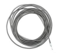 Zilimontt Set di strumenti per dragaggio per tubi elettrici con cavo a molla in acciaio al manganese da 5 m, attacco flessibile a serpente per lavello da cucina, scarico del bagno, vasca da bagno (10