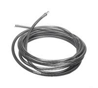 Zilimontt Set di strumenti per dragaggio per tubi elettrici con cavo a molla in acciaio al manganese da 5 m, attacco flessibile a serpente per lavello da cucina, scarico del bagno, vasca da bagno (5