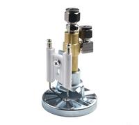 Zilimontt Set di ugelli atomizzatori ad aria, 0,5-2,0 mm, ugello sifone in ottone e alluminio con ago di accensione della fiamma, per bruciatori di oli usati e bruciatori diesel a olio pesante (1,2 mm
