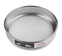 Zilimontt Setaccio standard da laboratorio 10-100, apertura a rete, diametro 20 cm, telaio cromato con rete in acciaio inossidabile 304, per analisi delle dimensioni delle particelle negli alimenti