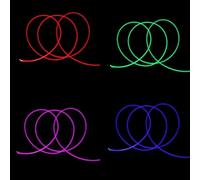 Zilimontt Side Glow - Cavo in fibra ottica PMMA, diametro 2 mm, lunghezza 1/2/3 m, cavo trasparente per illuminatori, soffitti a stella, tende in fibra ottica e (2 mm)