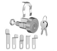 Zilimontt Sostituzione della cassetta postale in lega di zinco Ma Lock Avere 5 piastre di bloccaggio per 2 chiavi Compatibile Avere Plus Mailbox Specifiche OEM C9100 Secure Plus Longlasting Home Key