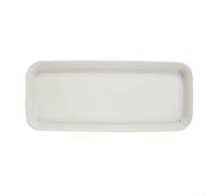 Zilimontt Sottovaso per piante in resina con fondo ispessito, per vasi da fiori per interni ed esterni, progetti di giardinaggio e decorazione fai da te per la famiglia, design rettangolare per