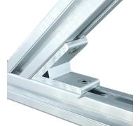 Zilimontt Staffa angolare a 45 gradi in lega di alluminio per giunti di collegamento per profili in alluminio serie 2020 3030 4040 4545 5050 6060 2040 4060 6080 Serie Profili in alluminio, durevole