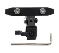 Zilimontt Staffa di montaggio per luce da sella per bicicletta compatibile con fari Trek Bontrager, lega di alluminio e supporto posteriore sotto il sedile posteriore in ABS per bici da strada e