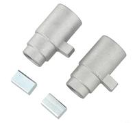 Zilimontt Staffa di riparazione bracciolo per Transporter per T5 Caravelle per MultiVan 2003-2015, lato sinistro e destro, sostituzione diretta, set in lega da 2 pezzi, codice articolo 7H0881081