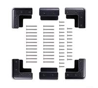 Zilimontt Staffe di montaggio per pannello solare, set di staffe di supporto per furgoni, viti resistenti alla colla, angolo a tenuta stagna per camper, camper con barche Plus, Nondrill, UV, Insta