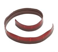 Zilimontt Striscia di tenuta per porta, 100 cm, in TPE, per isolamento acustico, antivento, prevenzione di polvere e perdite d'aria, risparmio energetico (marrone)