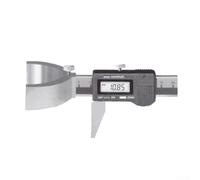 Zilimontt Strumento di alesatura digitale con gamma 0-100MM e risoluzione 0,01 mm, struttura in acciaio inossidabile con base curva per la misurazione,