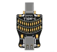 Zilimontt Strumento diagnostico DNDP di tipo C per la riparazione, doppio backplane con etichette trasparenti, misurazione della resistenza, ricarica e