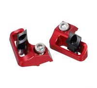 Zilimontt Supporto adattatore per cambio bicicletta in lega di alluminio compatibile con comandi e sistemi frenanti I-Spec EV, per design cavo CNC per M4100 M6100/6120 M7100/7120 (rosso)