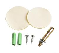 Zilimontt Supporto magnetico per porta camper e fermaporta per roulotte e rimorchi, forte cattura in ABS per tenere le porte aperte silenziosamente e prevenire sbattimenti, durevole (bianco L)