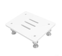 Zilimontt Supporto per acqua regolabile in altezza per acquario, antivibrazione, prevenzione dell'aspirazione della sabbia, 3 misure (8 x 7 x 4 cm, 12 x 10 x 4 cm, 16 x 12 x 4 cm), supporto rialzato