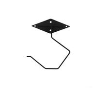 Zilimontt Supporto per banane in metallo con design pieghevole, aiuta a ritardare la maturazione eccessiva e i lividi, ottimizza lo spazio del bancone della cucina con opzioni di vite o montaggio