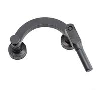 Zilimontt Supporto per indicatore di direzione, 8 mm, semicircolare, con asta di prolunga, supporto in acciaio annerito per strumenti di misurazione e centraggio dei macchinisti