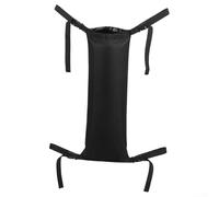 Zilimontt Supporto per serbatoio di ossigeno portatile per sedie a rotelle cinghie regolabili fibbie a sgancio rapido impermeabile 600D Oxford borsa in tessuto nero 70 x 25 cm