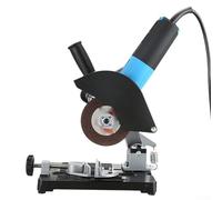 Zilimontt Supporto per smerigliatrice angolare con base in ghisa per supporto taglierina regolabile da 100-125 mm, compatibile con smerigliatrici angolari fino a 150 mm, larghezza massima di serraggio