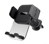 Zilimontt Supporto per telefono da auto con rotazione a 360 gradi, impugnatura in gomma antiscivolo e staffa di montaggio per smartphone per una guida sicura, compatibile con la maggior parte delle