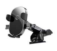 Zilimontt Supporto per telefono da auto regolabile con braccio flessibile e rotazione a 360° per montaggio su bocchetta dell'aria, staffa in ABS compatibile con smartphone, SUV, pick-up e taxi