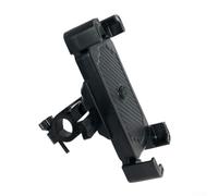 Zilimontt Supporto per telefono da moto con rotazione a 360 gradi e impugnatura in gomma antiscivolo per manubrio e retrovisore, staffa per auto per un posto sicuro del telefono cellulare (manubrio)