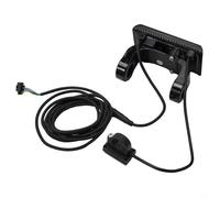 Zilimontt SW900 Pannello di controllo LCD colorato per biciclette elettriche, compatibile con 24-60 V, velocità reale/potere, alloggiamento ABS, supporto protocollo 2 (5 pin)