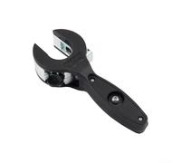 Zilimontt Tagliatubi professionale a cricchetto per tubi in acciaio inox rame alluminio utensile da taglio con campo di taglio 6-29 mm, funzionamento con una sola mano in nero